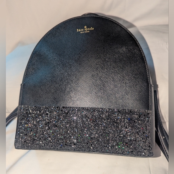 Kate Spade Greta Court Sammi Black Sparkle Backpack main image 5